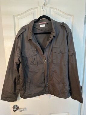 Apolis Global Citizen Green Gray Utility Field Jacket Men’s XXL Military Style